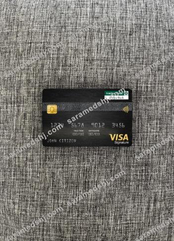 Sri Lanka Amana bank visa signature card photolook front